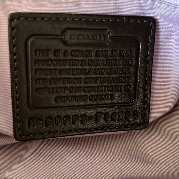 Coach poppy hobo purse - Picture 4 of 6